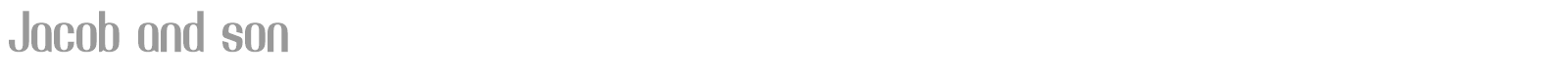 Jacob And Son font preview